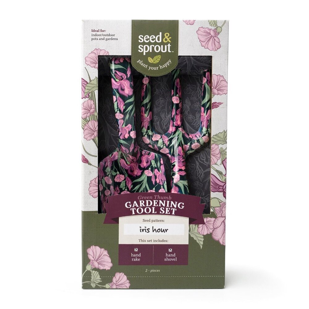 Seed & Sprout Gardening Tool Set Iris Hour